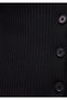 Buttoned Black Cardigan Fitted / Bodycon Cut 1710543-900 - 7