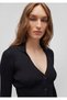 Buttoned Black Cardigan Fitted / Bodycon Cut 1710543-900 - 6
