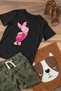Piglet Crew Neck 100% Cotton Printed Short Sleeve Children's and Teenager's T-Shirt