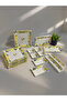 16 Piece Mimosa Breakfast Set for 6 People Handmade Breakfast Presentation Serving Plate Set