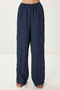 Crinkle Effect Vest Palazzo Woven Suit - 3