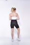 High Rise Under Bust Knee Top Leg Waist Push Up Collector Firming Laser Cut Black Shorts Corset - 8