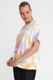 Women's Batik Washed Oversize Pink - 3