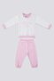 Base Polo Assn Live Natural Cream Baby Sweatshirt Set