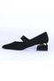 Fashion Shoes 169 Black Suede Women's 5cm Heeled Shoes - 3