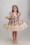 Girls' Formal Dress with Bag and Tiara Accessories, Ruffle Detail Girls' Dress - 2