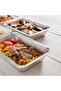 Aluminium Container With Lid 8389 - 10pcs | 660ml Each | 22x15x4.5cm - 6