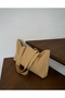 Camel Canvas Hand and Shoulder Bag - Waterproof Fabric - Tote Cloth Hand and Shoulder Bag
