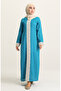 Şile Cloth Dress 0061-02 Petrol Blue