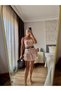Floral Patterned Mini Skirt - 4