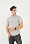 Short Sleeve Judge Collar 100% Cotton Linen Textured Slim Fit Shirt - 2
