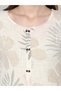 Premium cotton office / casual kurti - White printed kurti / kurta for women - IDH00074 - 5