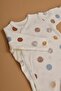 Newborn Jumpsuit with Gloves and Booties - Natural Cotton - Planet Pattern - 3