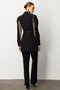Modailgi Sleeve Stripe Sequin Athlete Jacket Black - 6