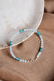 Certified Aquamarine Turquoise Hematite Natural Stone Bracelet - 6