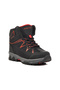 Black-Red Unisex Kids Outdoor Boots 2301 P