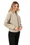 Women's Stone Lined Waterproof and Windproof Seasonal Raincoat with Hood and Inner Pocket - 3