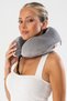 Comfy Orthopedic Travel Pillow with Visco Neck Support - Gray - 4
