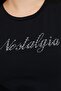 Black Cotton Stone Detailed Basic - 2