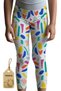 Girl's Colorful Pattern Lycra Seasonal/Summer Comfortable Cotton Anti-Sweat Long Leggings - 2