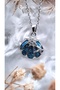 Blue Oyster Sea Star Steel Necklace - 6