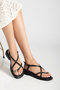 Women's Gold Ring Detailed Daily Sandals - 3