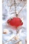 Colorful Stone Steel Necklace with Cloud Lightning Figure - 5