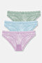 3-Piece Lace Regular Waist Slip Panties