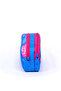 Heart Patterned Blue Children's Pencil Bag - Two Compartments 12485 - 6
