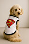 Dog and Cat Apparel & Dress White Superman