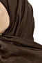 شال بنمط نجمة مونوغرام - شوكولاتة - 5