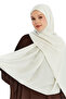 Monogram Star Pattern Shawl - Cream