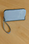 Blue Wallet Portfolio & Clutch Makeup Bag Inside the Bag - 3