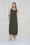 Women's New Season Khaki Skirt Elastic Sleeveless Airobin Wear-Remove Daily Comfortable Summer Dress 700-3657286 - 7