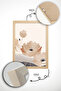 3 Piece Real Raw Wood Framed Painting Set - Model 21 - 3