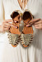 Genuine Leather Hair Braid Daily Women's Sandals - 4
