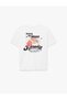 Comfortable Fit Short Sleeve Crew Neck Cotton Back Printed T-Shirt - 4