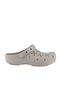 Classic Floral Cut Out Clog Women's Beige Slippers 210927-214