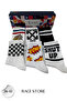 6 Pack Mixed Pattern Unisex College Socks - 2