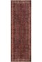 Private Burgundy Distressed Rug, Vintage Rug, Runner Rug, Digital Print Rug, Living Room Rug (xxx) - 6