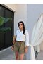 Loose Cut Linen Shorts - 4