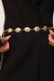 Papatya Gold Detailed Women's Waist Chain Waist Belt, Dress Belt, Skirt Belt, Trouser Belt - 5