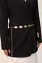Papatya Gold Detailed Women's Waist Chain Waist Belt, Dress Belt, Skirt Belt, Trouser Belt - 2