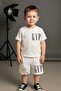 Summer Children’s Top and Bottom Set with Shorts, Two-Piece Set %100 Cotton