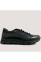 3395 Women's Leather Casual Shoes - Black - 39
