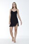 Women's Viscose Fabric Adjustable Rope Strap Lace Detailed Nightgown 18250 - 2