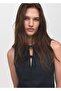 Denim Effect Lace-Up Ball - 6