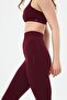 Momiji Push up Shaping Leggings Burgundy - 4