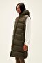 Wayfarer Vest Khaki Green Women's Puffer Vest - 7