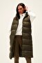 Wayfarer Vest Khaki Green Women's Puffer Vest - 2